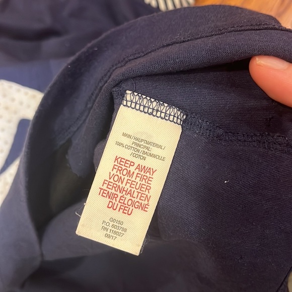 Mini Boden Girl’s Navy Unicorn Striped Dress Size 3-4Y - Picture 4 of 4